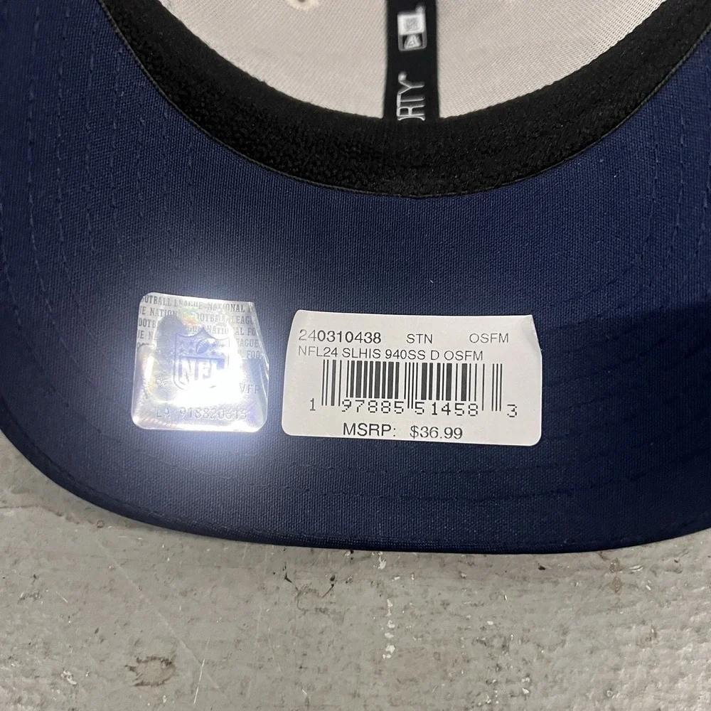 New Era 9FORTY Stretch Snap Dallas Cowboys Vintage Logo Navy Cream‎ Cap Hat